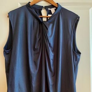Navy blouse
